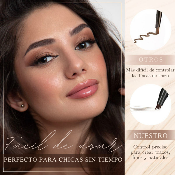Lápiz de cejas Microblading de 4 puntas®