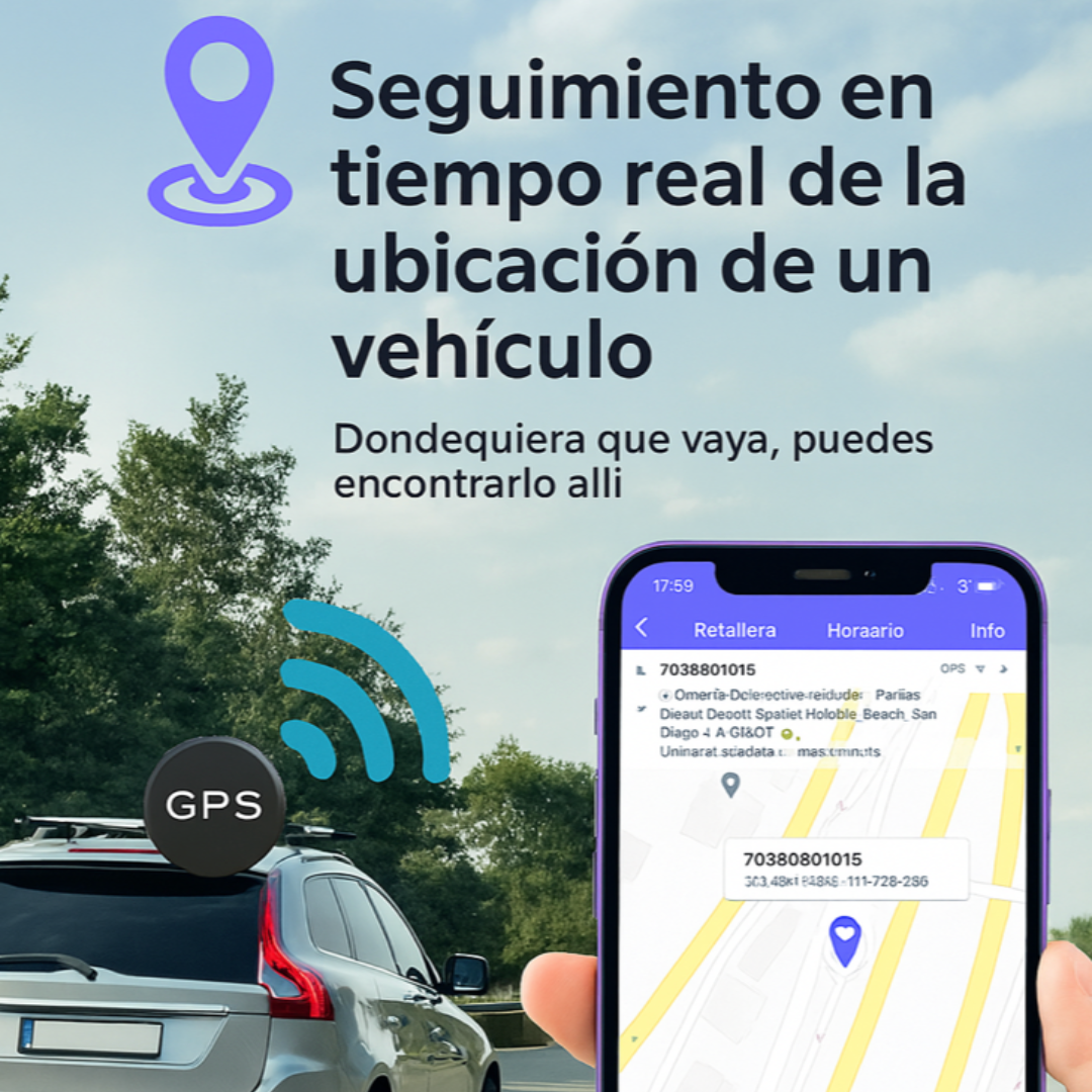 Mini Rastreador GPS magnético. 1 + 1 GRATIS