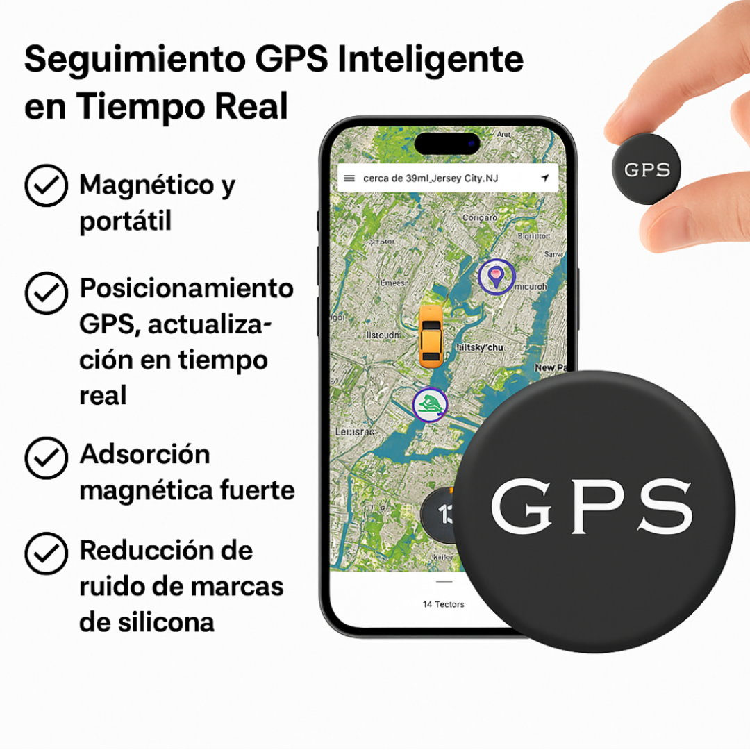 Mini Rastreador GPS magnético. 1 + 1 GRATIS