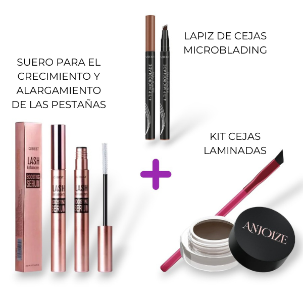Kit de Belleza Esencial: Cejas Laminadas y Pestañas de Ensueño®