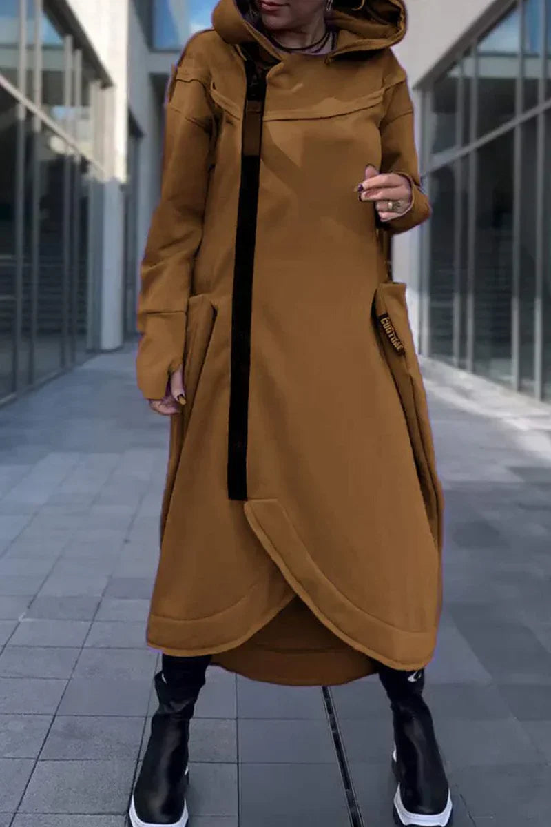 MANA™ | Sudadera larga con cremallera en tejido ligero y transpirable