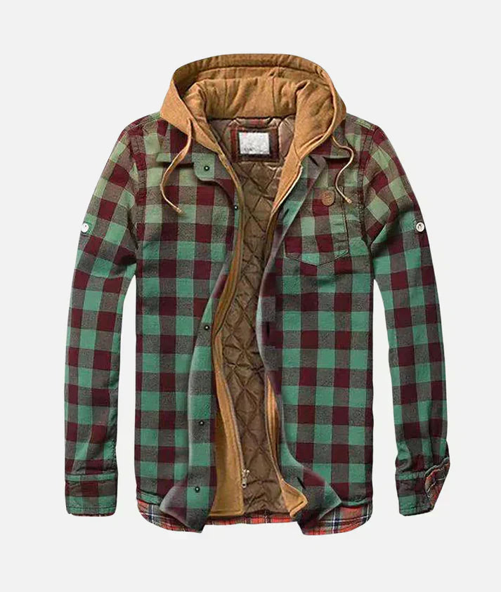 Carlo™ | Chaqueta con estilo de cuadros y parches
