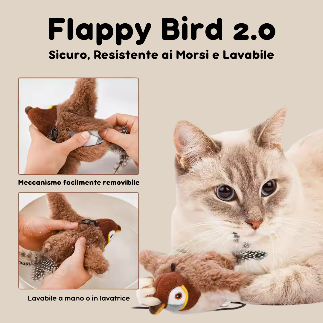 Juguete realista con sonido y movimiento para gatos