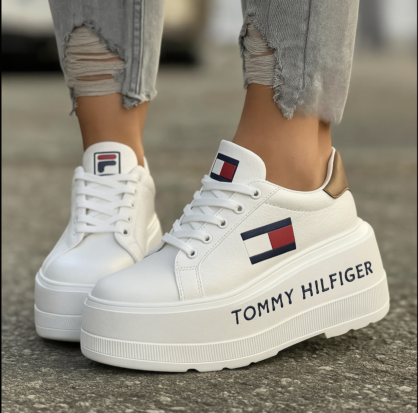 Zapatos de mujer con plataforma (4 cm)