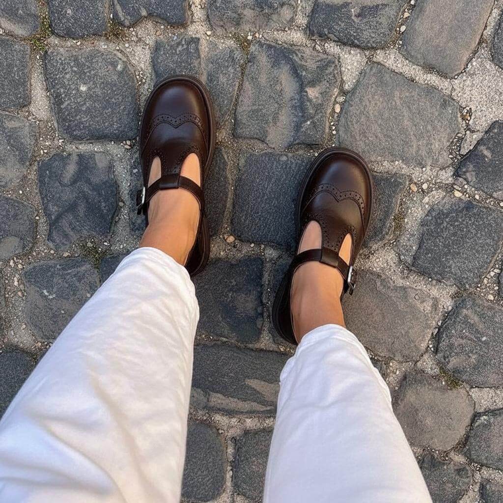 Giulia | Zapatos de verano de piel