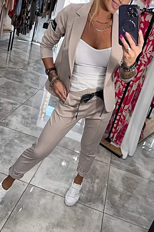 Jessica - Conjunto de chaqueta y pantalón